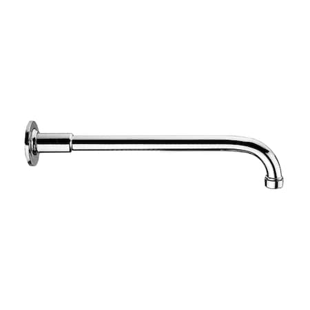 Whitehaus Solid Brass One-Piece Shower Arm W/ Decorative Faux Sleeve, Chrm WHSA350-1-C